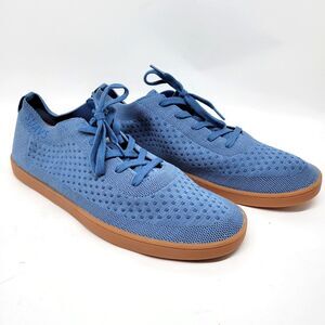 SUAVS The Zilker Gum Mens Blue Knit Comfort Lace Up Sneakers Size US 13 EUR 46